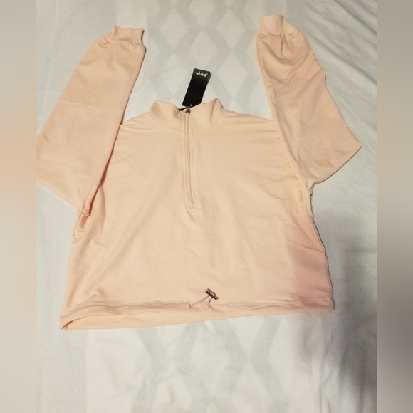 NWT Nasty Gal Collection Cream Crooped Sweateshirt and Joggers Set Size M - Picture 9 of 16